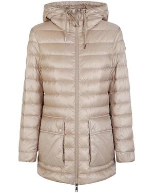 Moncler Jassen ,Leer Jasmin Winterjas - Naturel