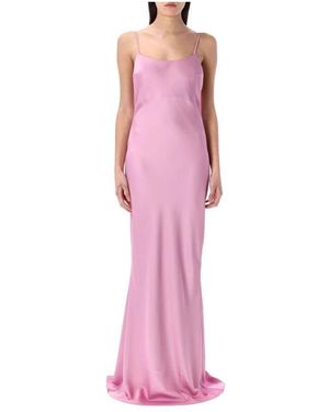 ANDAMANE Maxy slip kleid mit ninfea stil - Pink