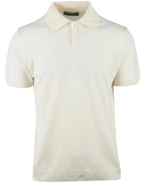 Daniele Fiesoli Tops ,Katoen Polo - Wit