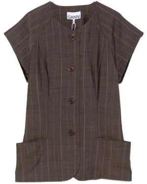 Ganni Shirts - Brown
