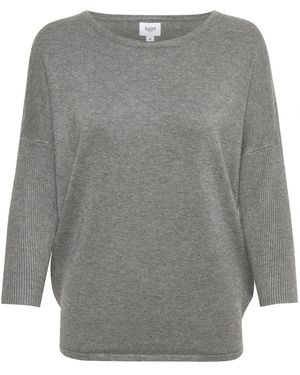 Saint Tropez Round-Neck Knitwear - Grigio