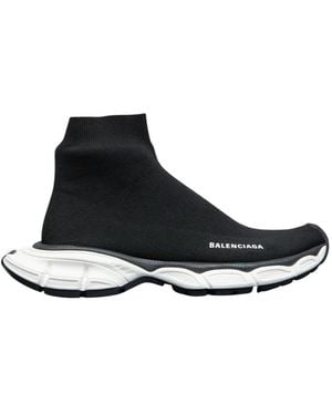 Balenciaga 3Xl Strick-Socken-Sneaker - Schwarz