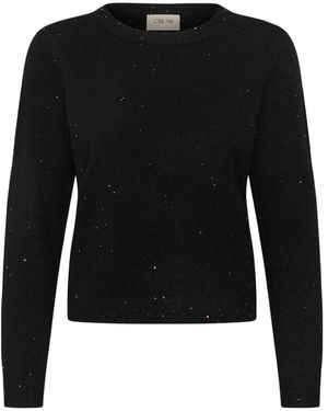 Cream Truien & Vesten ,Zwart ,Gebreide Kleding