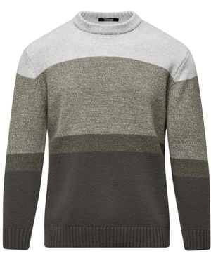 Bomboogie Round-Neck Knitwear - Gris