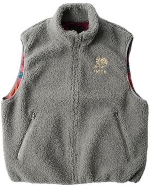 by Parra Gilet alien con artwork dellalbero da frutto - Grigio