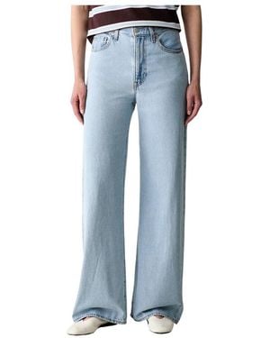 Levi's Ribcage Wide Leg - Blau