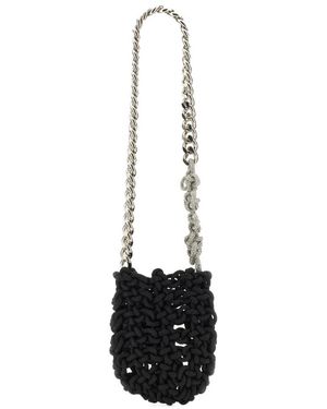 Kara Knot Shoulder Bag - Zwart