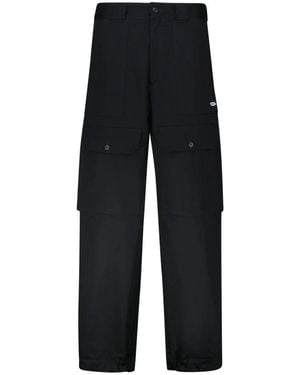 MSGM Broeken ,Zwart ,Katoen Katoenen Streetstyle Broek Met Zakken