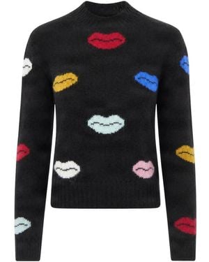 Fiorucci Round-Neck Knitwear - Black