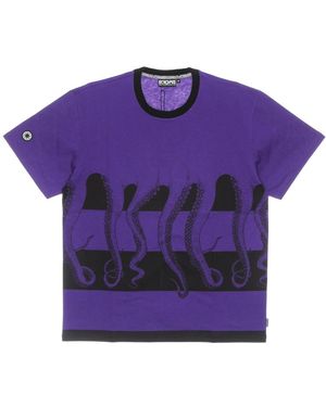 Octopus T-Shirts - Purple