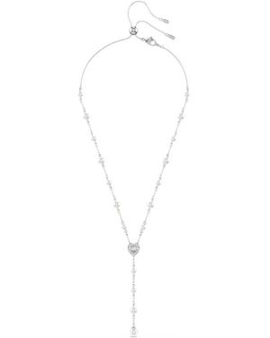 Swarovski Kristall-Anhänger-Halskette - Weiß
