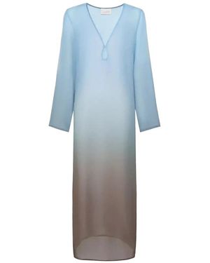 MC2 Saint Barth Agatha Maxikleid - Blau