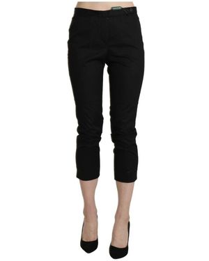 Bencivenga Cropped Trousers - Noir