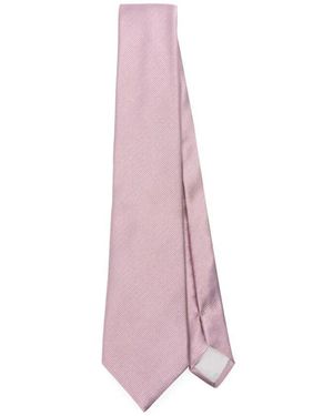 Giorgio Armani Elegante seidenkrawatte für männer - Pink