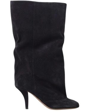 Paris Texas Heeled Boots - Black