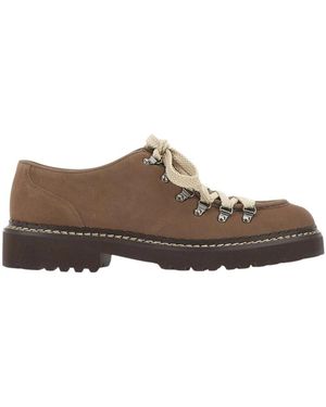 Doucal's Schoenen ,Bruin ,Leer Philadelphia Veterschoen