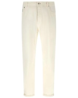 Brunello Cucinelli Jeans ,Wit ,Jeans - Naturel