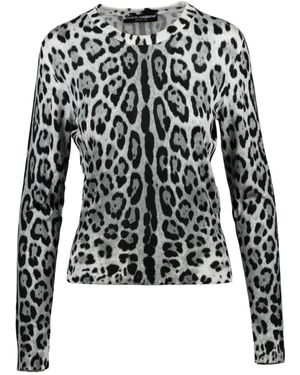Dolce & Gabbana Round-Neck Knitwear - Noir
