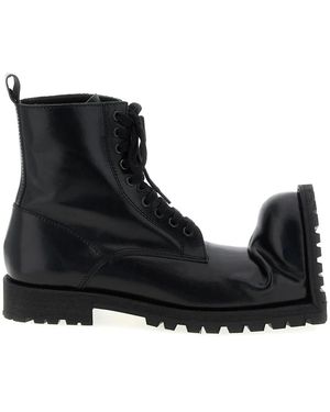 Comme des Garçons Lace-Up Boots - Black