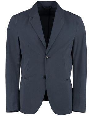 THE (Alphabet) Single-Breasted Twee-Knoop Jasje - Blauw