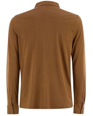 Majestic Filatures Casual Shirts - Marron