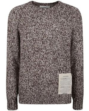 Ballantyne Round-Neck Knitwear - Grigio