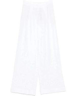 Ermanno Scervino Wide Trousers - White