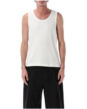 Studio Nicholson Tops ,Wit ,Knit Tank