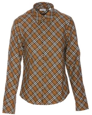 Burberry Shirts - Marrón