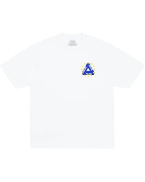 Palace Tops ,Wit ,Katoen Eu Tri T-Shirt