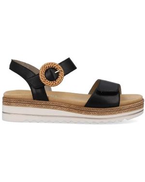 Remonte Flat Sandals - Negro