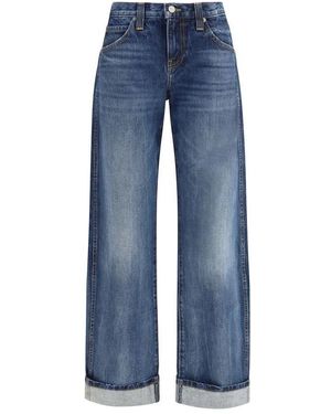KHAITE Blue Cotton Jeans Denim