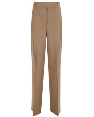 Rohe Straight Trousers - Natural