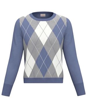 Marella Truien & Vesten ,Blauw ,Polyester Emmcarabo Pullover