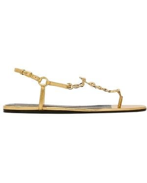 Maison Skorpios Flat Sandals - Blanco