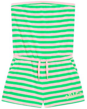 Juicy Couture Gestreifter Handtuch-Jumpsuit - Grün
