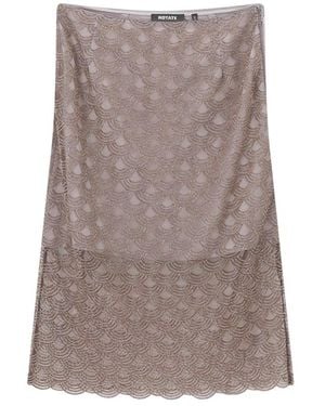 ROTATE BIRGER CHRISTENSEN Rokken ,Bruin ,Pailletten Midi Rok