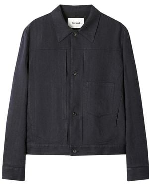 Tonywack Hemdjacke Mit Knöpfen - Schwarz