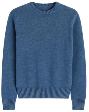 Gran Sasso Round-Neck Knitwear - Blue