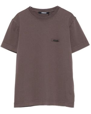 Jacquemus Gros Grain T-Shirt - Bruin