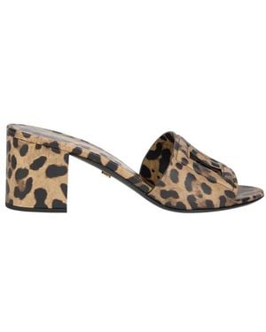 Dolce & Gabbana Heeled Mules - Brown