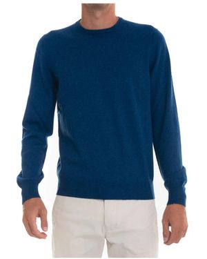 Gran Sasso Round-Neck Knitwear - Blue