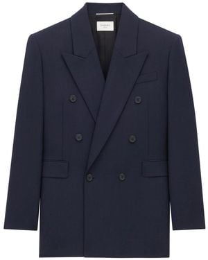 Saint Laurent Blazers - Blue