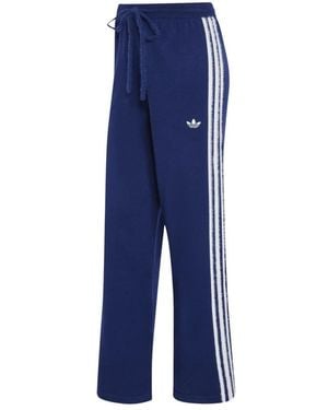 adidas Fitness ,Blauw ,Knit Firebird Track Pant
