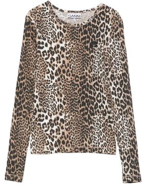 Ganni Longsleeve - Zwart