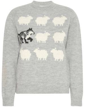 Weekend by Maxmara Truien & Vesten ,Grijs ,Round-Neck Truien