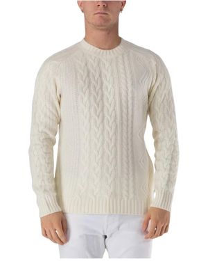 AT.P.CO Geo Rundhals Pullover - Grau