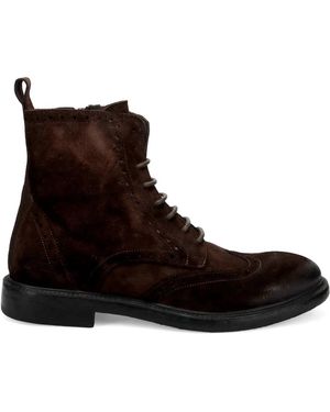 Sangiorgio Lace-Up Boots - Marrón