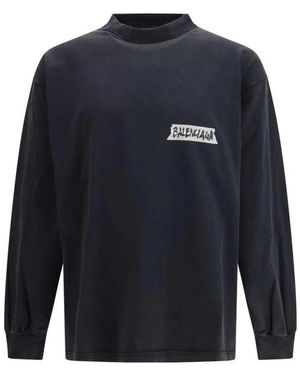 Balenciaga Sweatshirts - Blue