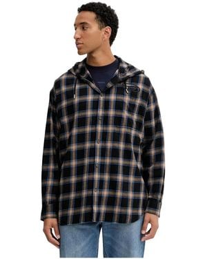 DIESEL S Dewny Hood Shirt - Zwart